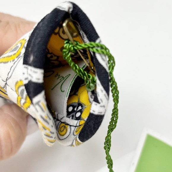 New VERA BRADLEY Women’s Reading Glasses Case In YELLOW BIRD Retired Made In USA - Picture 3 of 5